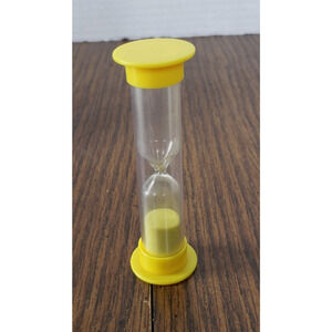 Plastic Small Yellow Hourglass Student Gift Decoration Hourglass Timer